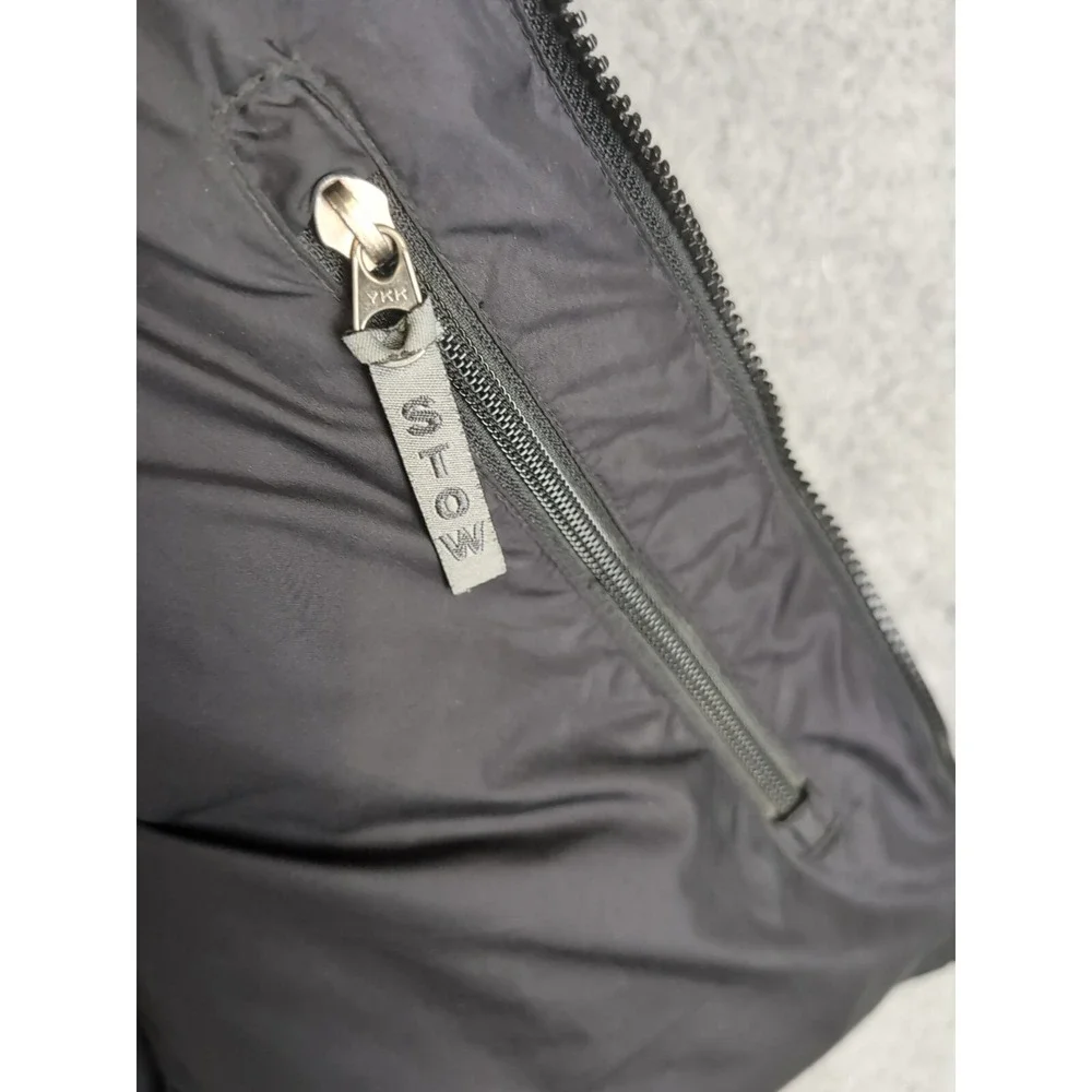 The North Face Nuptse Puffer‎ Vest Men's Medium 700 Goose Down Black Zip A188